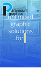 Mobile Screenshot of paramountgraphics.com